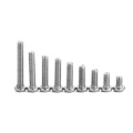 SS304 Stainless Steel M1.2 M1.4 M1.6 M2 M2.5 M3 M4 M5 M6 M8 Phillips Pan Round Head Machine Screw